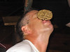 Peter Fisher shows how to eat a no-cal cookie